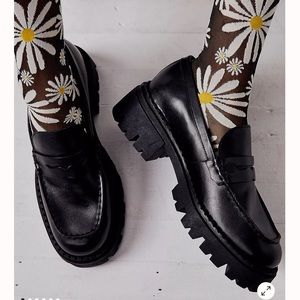 Like New Free People Lyra Lug Sole Loafers